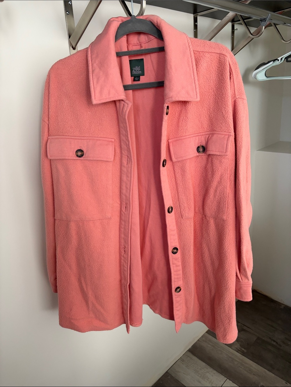 Coral Fleece Shirt Jacket - Women's